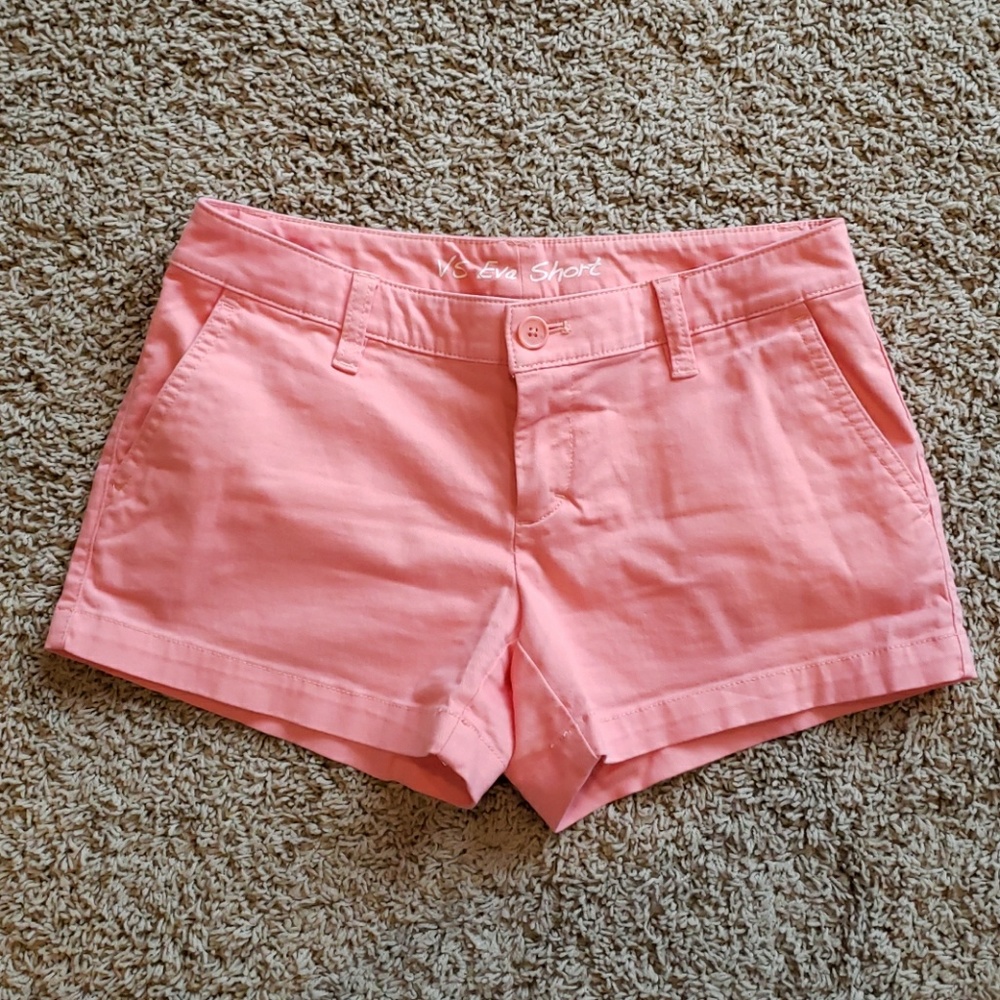 Victoria's Secret Coral/Pink Cotton Shorts Size 2